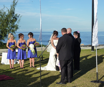 Leisha & Jeff's Wedding by the pier at Woody Point Redcliffe